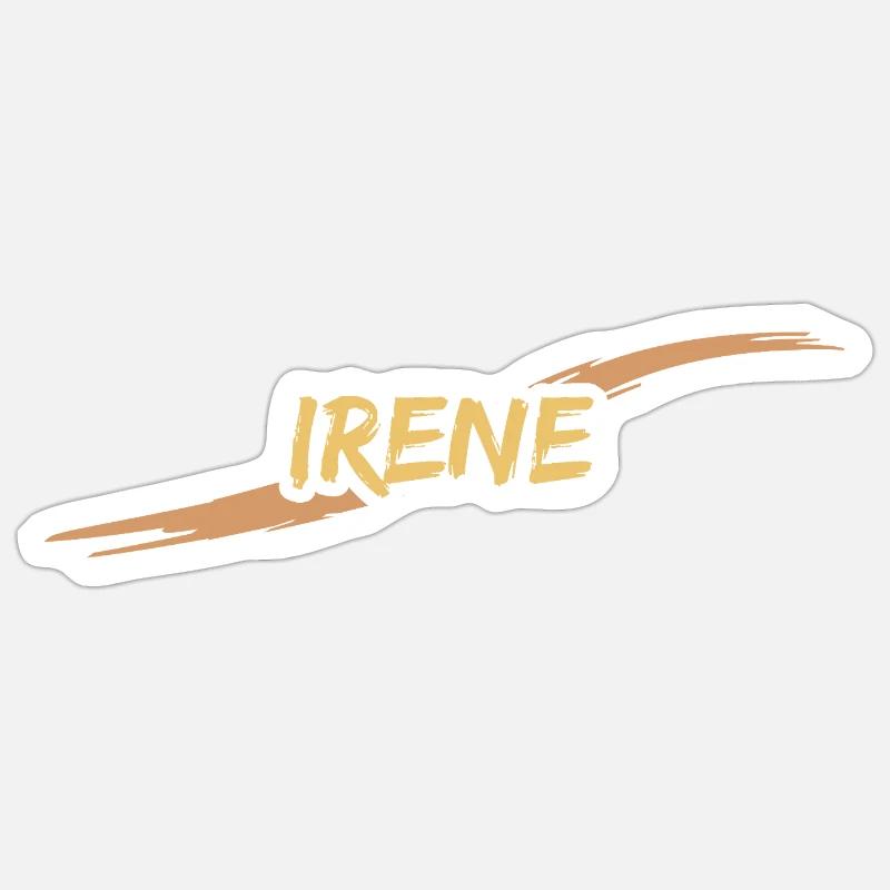 Irene Irene - Sticker size S (10 x 10 cm) - white matte