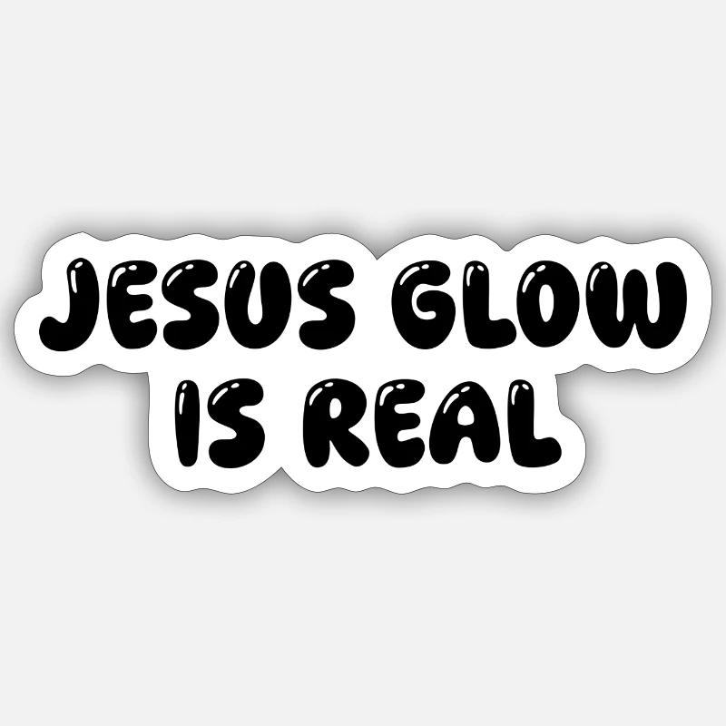 Éclat de Jésus - Sticker taille S (10 x 10 cm) - blanc mat