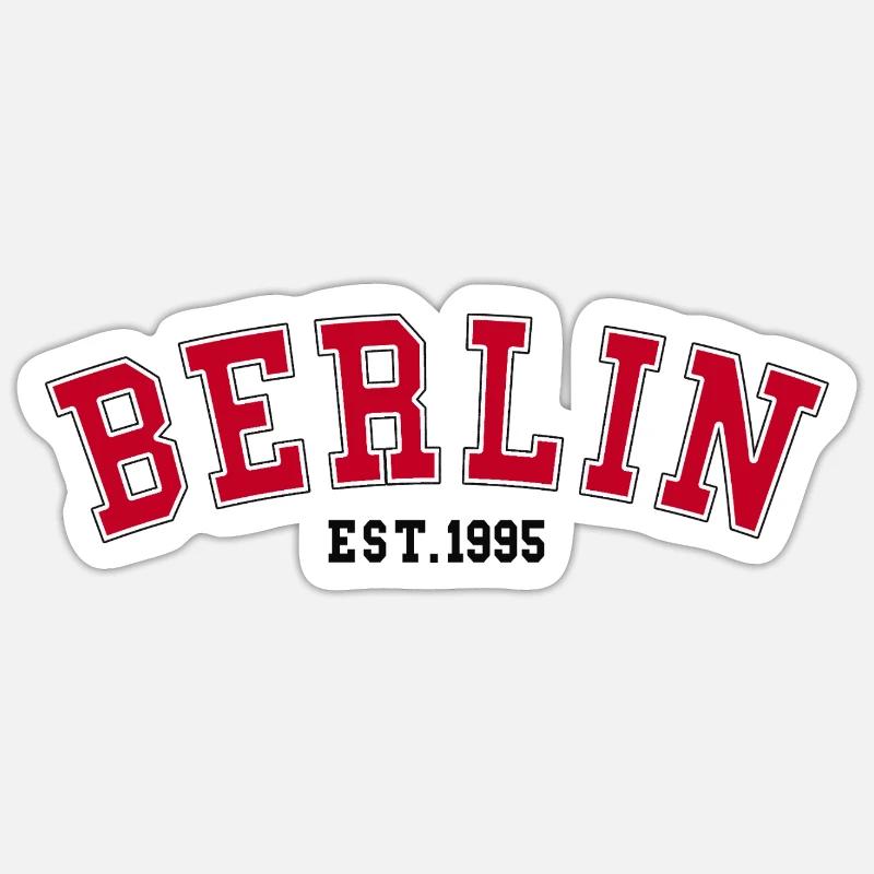 Berlin_Est_1995 - Sticker Größe S (10 x 10 cm) - Mattweiß