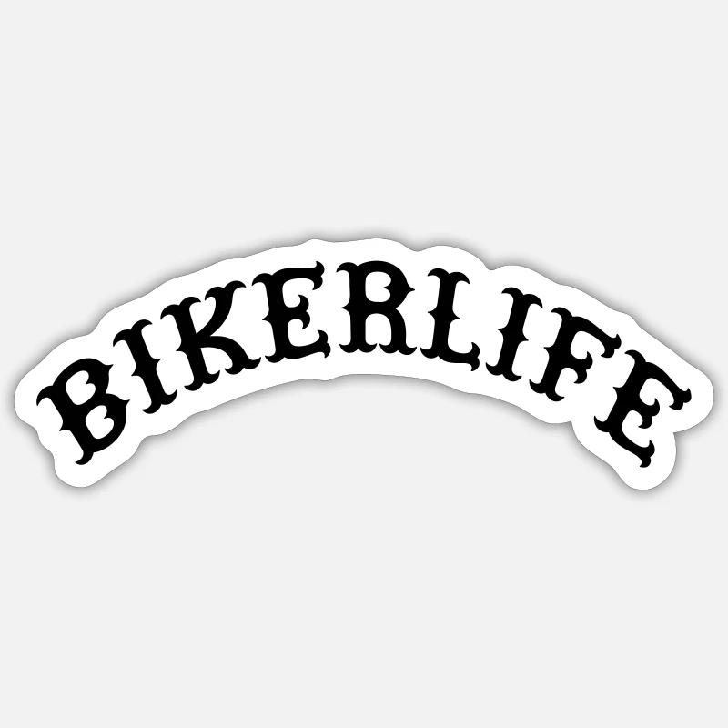 BikerLife Sticker taille S (10 x 10 cm)