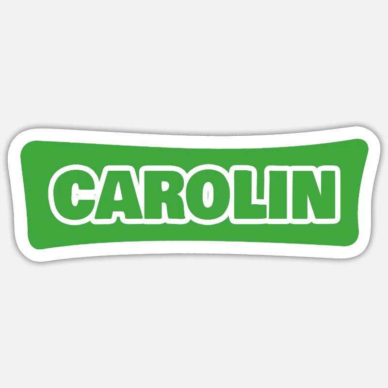 Carolin - Sticker size S (10 x 10 cm) - white matte
