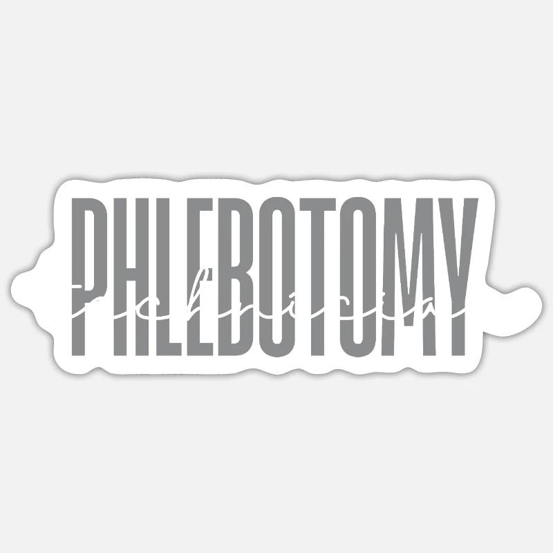 Phlebotomy Technician Phlebotomist Laboratory Sticker size S (10 x 10 cm)