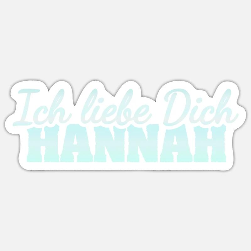 Dear Han - Sticker size S (10 x 10 cm) - white matte
