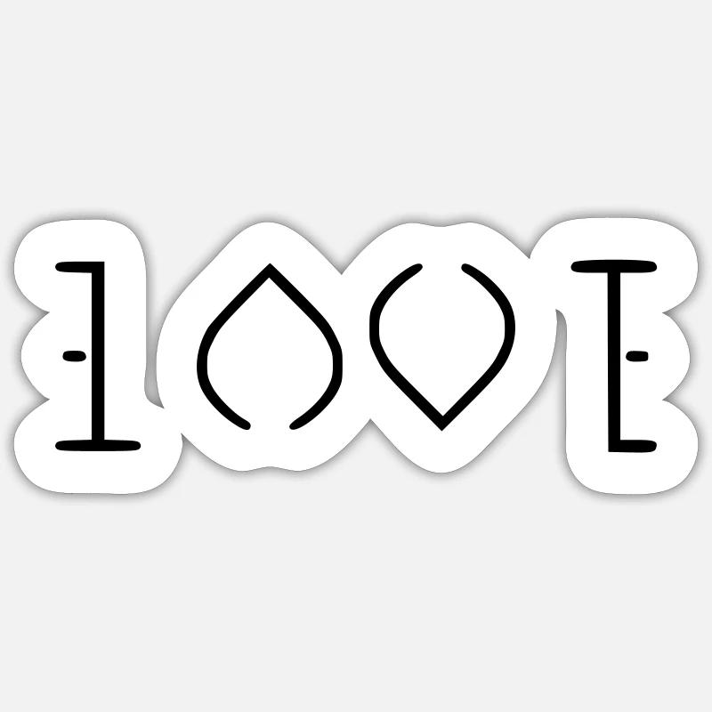 Liebe Sticker Größe S (10 x 10 cm)