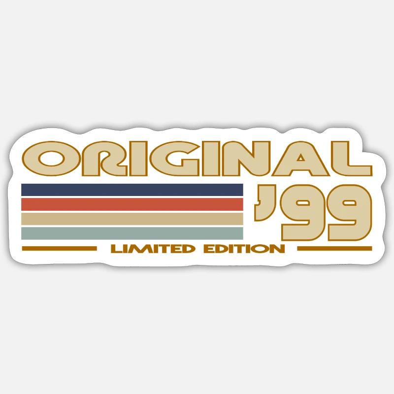1999 - Sticker size S (10 x 10 cm) - white matte