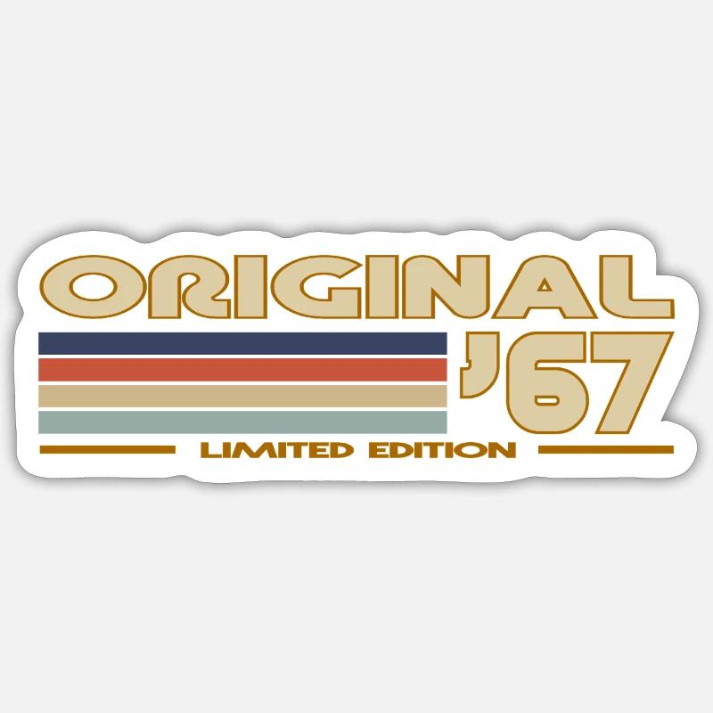 1967 - Sticker taille S (10 x 10 cm) - blanc mat