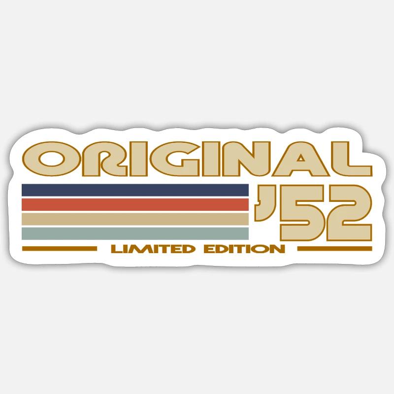 1952 - Sticker taille S (10 x 10 cm) - blanc mat