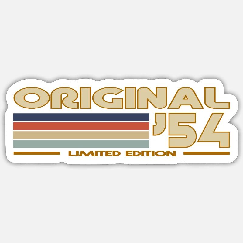 1954 - Sticker Größe S (10 x 10 cm) - Mattweiß
