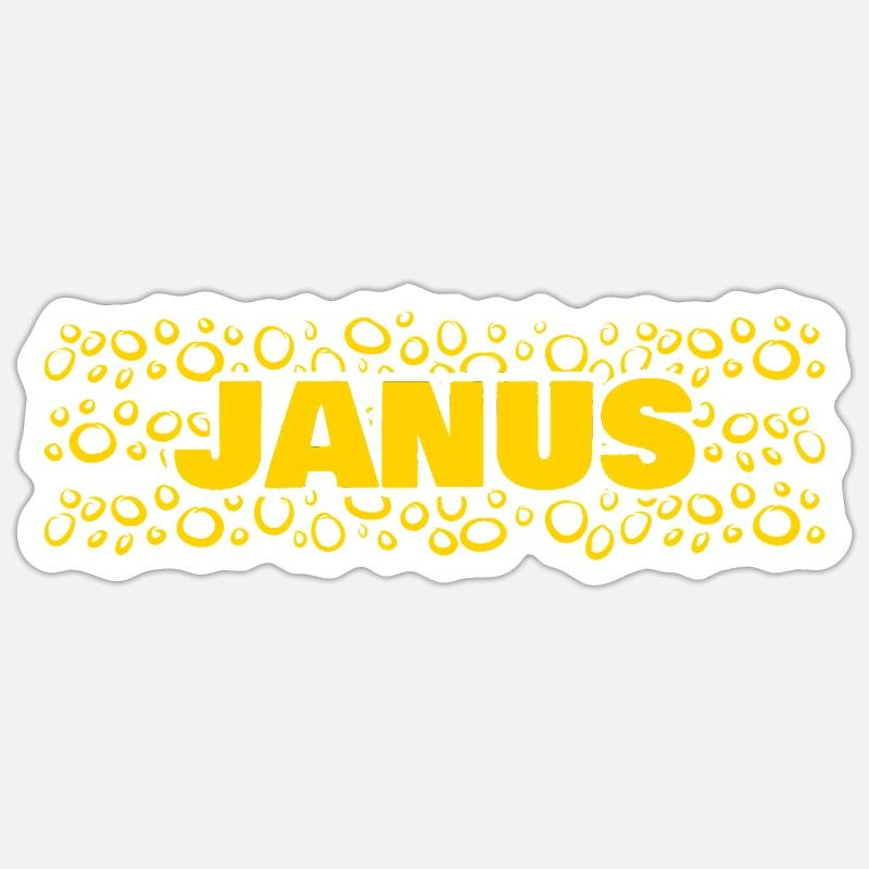 Gift idea Janus Sticker size S (10 x 10 cm)