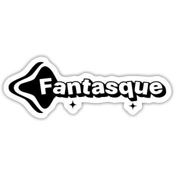 Verspieltes Schwarz-Weiß - Sticker Größe S (10 x 10 cm) - Mattweiß - Vorne