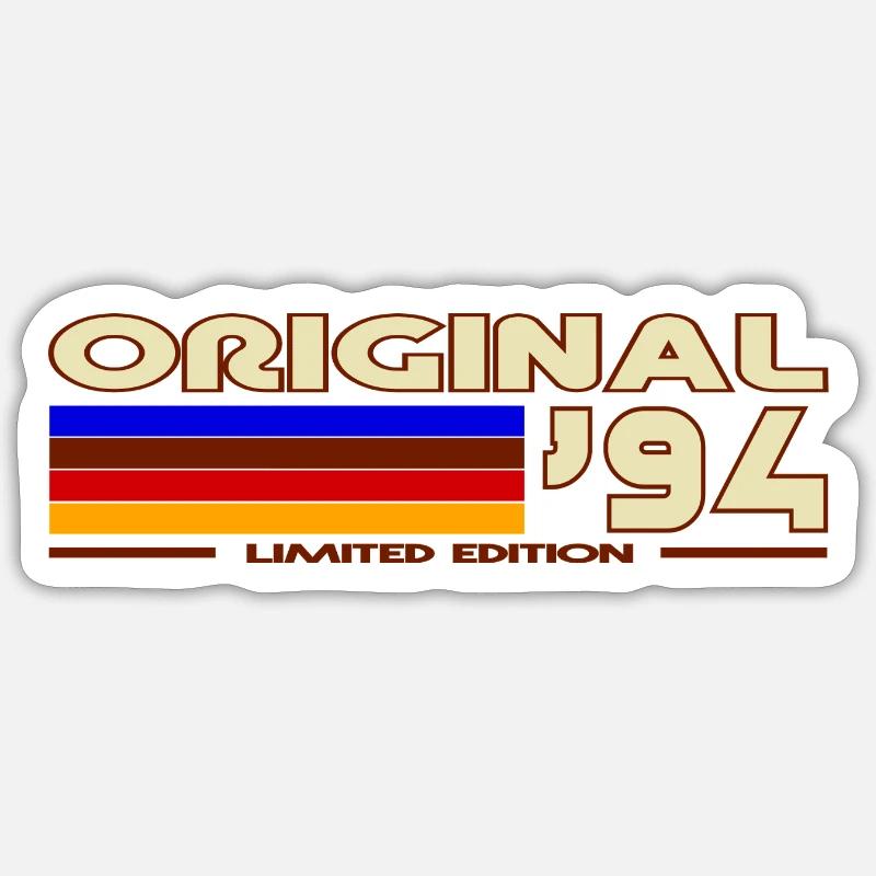 1994 - Sticker Größe S (10 x 10 cm) - Mattweiß