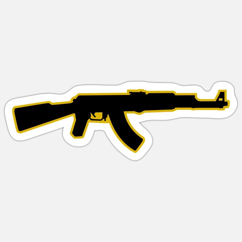 kalashnikov Sticker size S (10 x 10 cm)