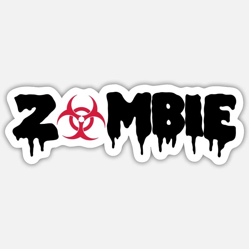 Zombie Sticker size S (10 x 10 cm)