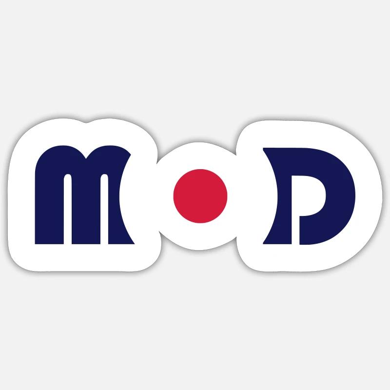 Mod Logo Sticker size S (10 x 10 cm)
