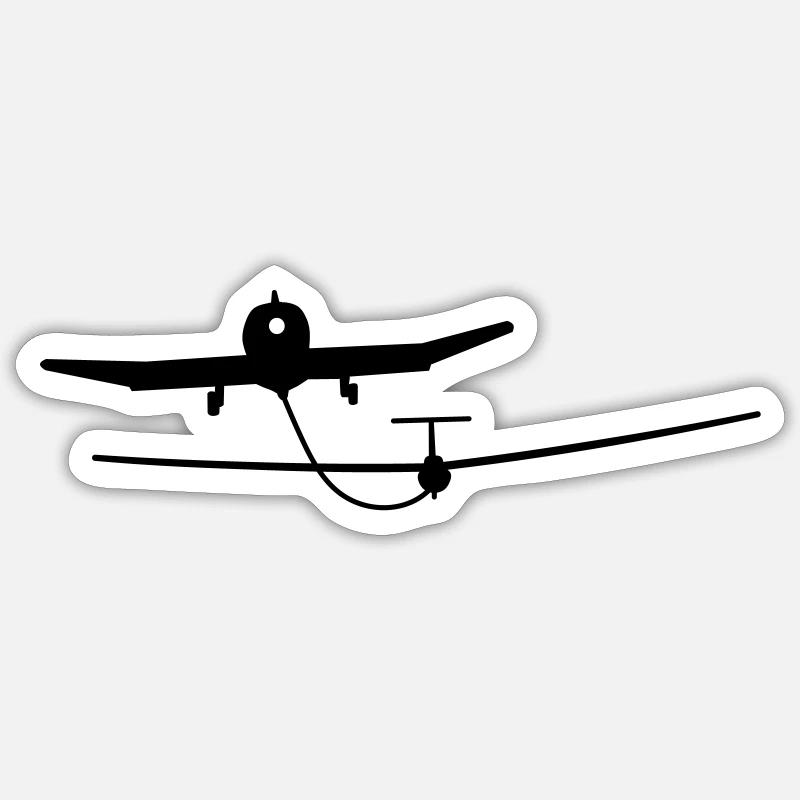 Schleppzug Sticker Größe S (10 x 10 cm)