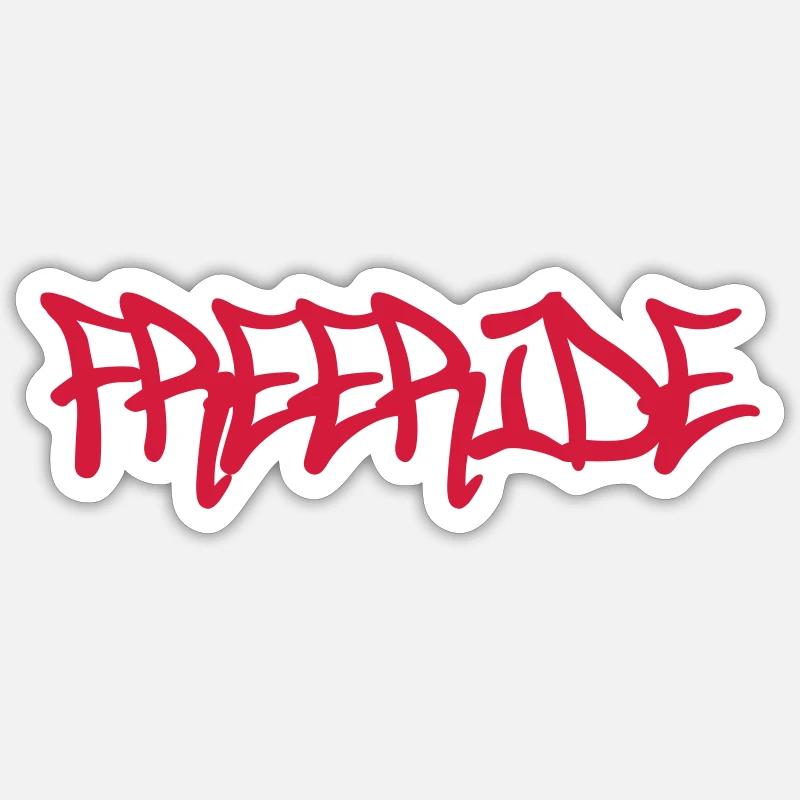 Freeride! Sticker size S (10 x 10 cm)