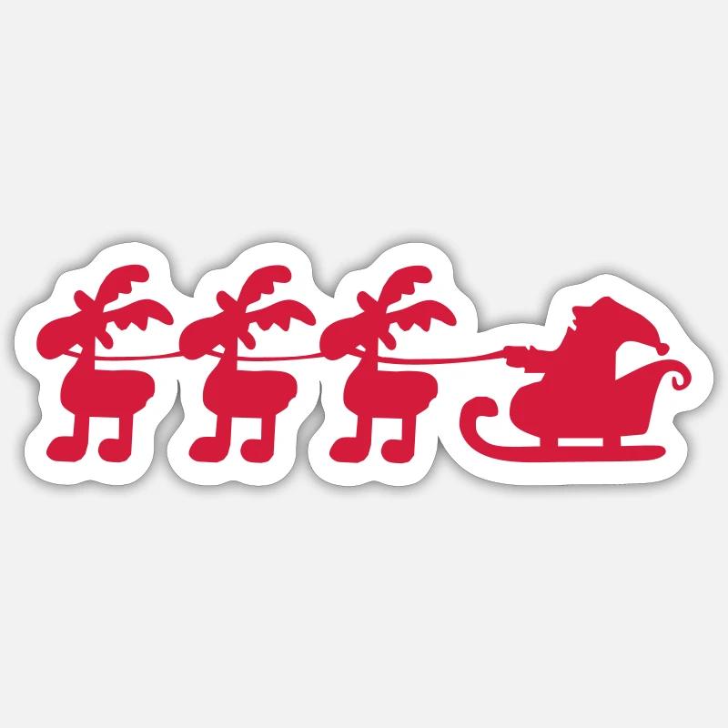 Noël Sticker taille S (10 x 10 cm)