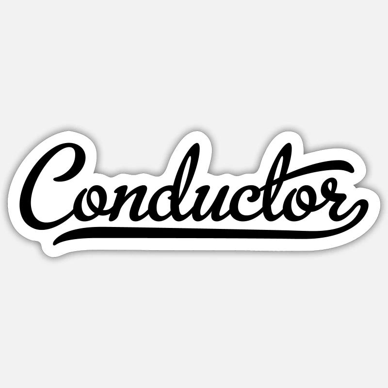 conductor Sticker size S (10 x 10 cm)