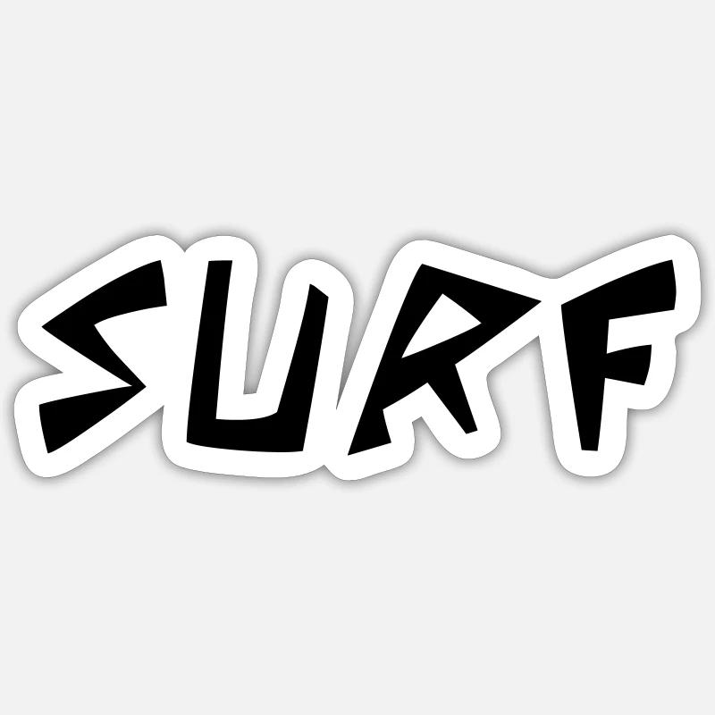surf Sticker Größe S (10 x 10 cm)