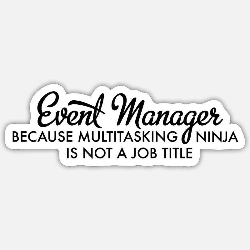 Event Manager Sticker size S (10 x 10 cm)