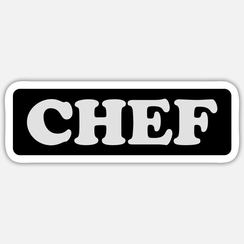 chief - Sticker size S (10 x 10 cm) - white matte