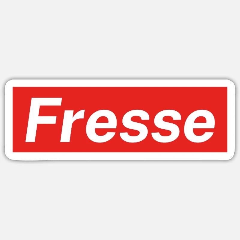 C’est la gueule - Sticker taille S (10 x 10 cm) - blanc mat