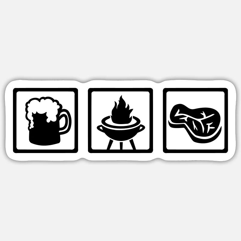 Sticker Größe S (10 x 10 cm) - 