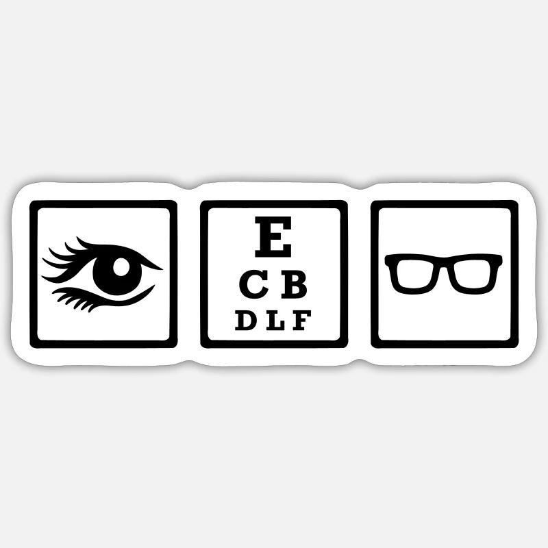 Opticien Sticker taille S (10 x 10 cm)