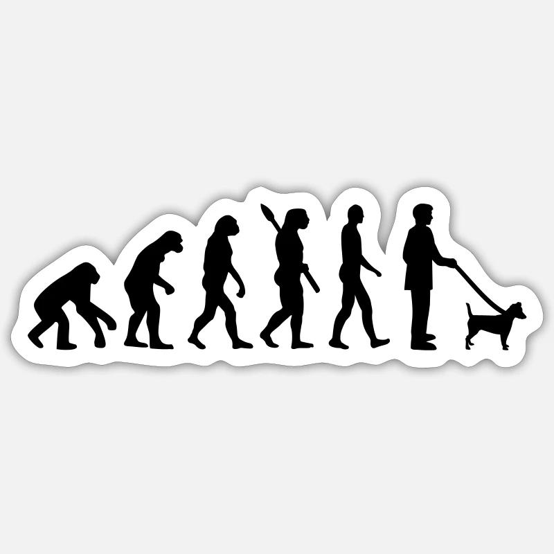 Jack Russel - Sticker size S (10 x 10 cm) - white matte