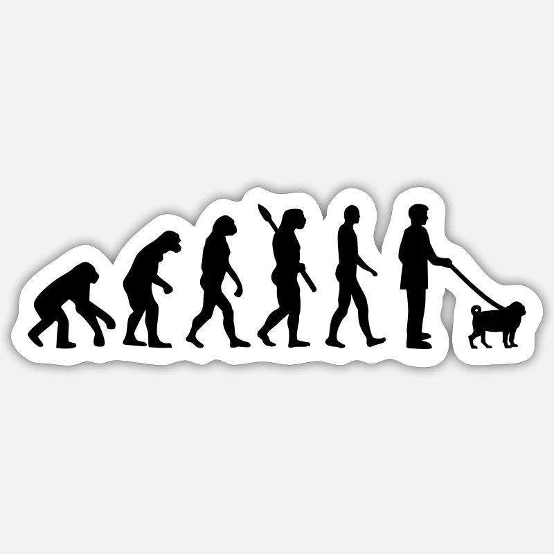 Carlin - Sticker taille S (10 x 10 cm) - blanc mat