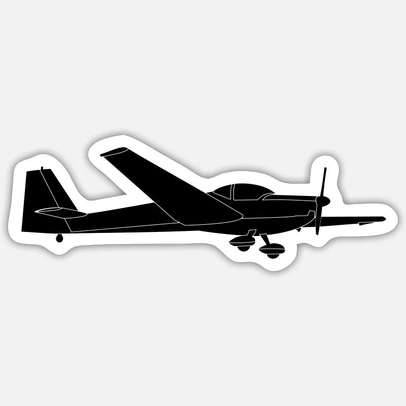 C Hawk motor glider glider glider Sticker size S (10 x 10 cm)