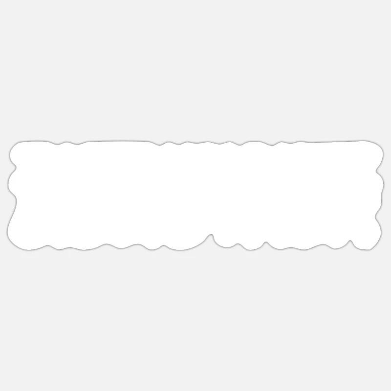 Zweitwohnsitz Bibliothek - Sticker Größe S (10 x 10 cm) - Mattweiß