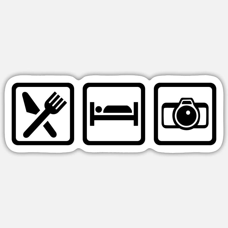 Fotograf Sticker Größe S (10 x 10 cm)