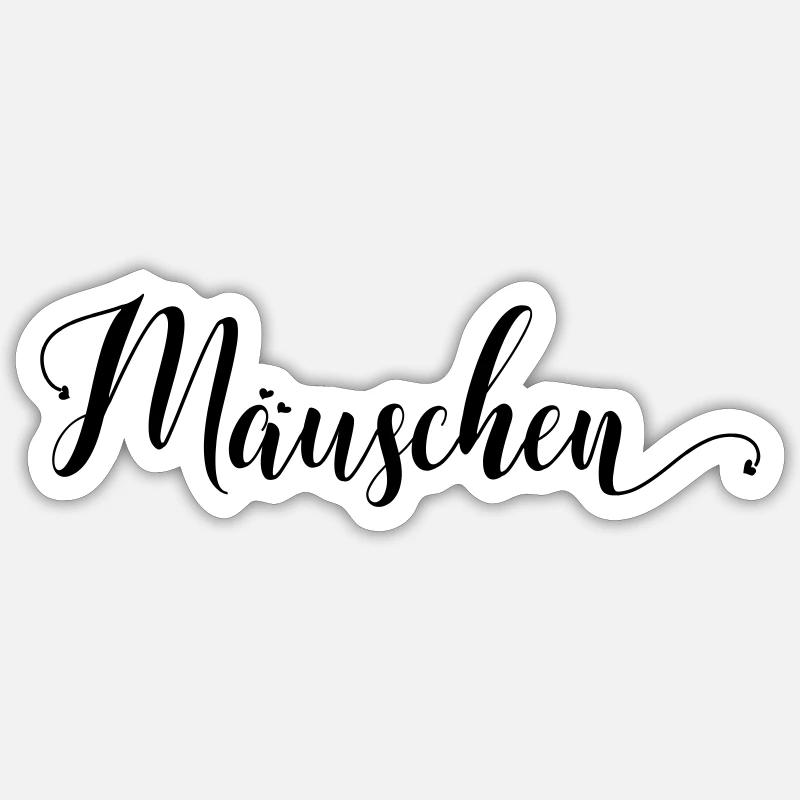 maeuschen Sticker Größe S (10 x 10 cm)