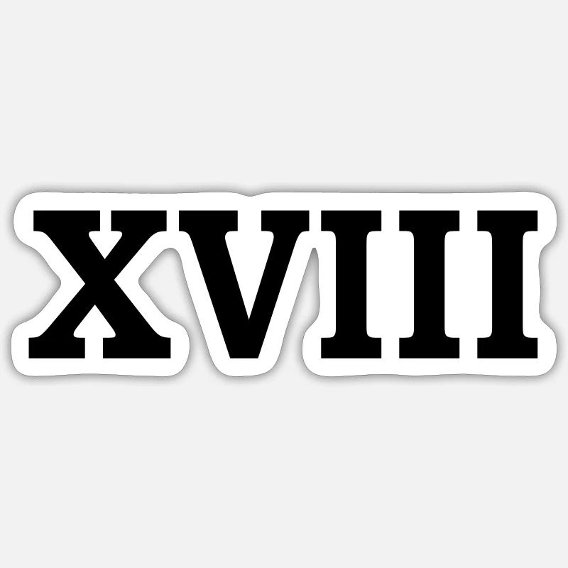 2018 - Sticker taille S (10 x 10 cm) - blanc mat