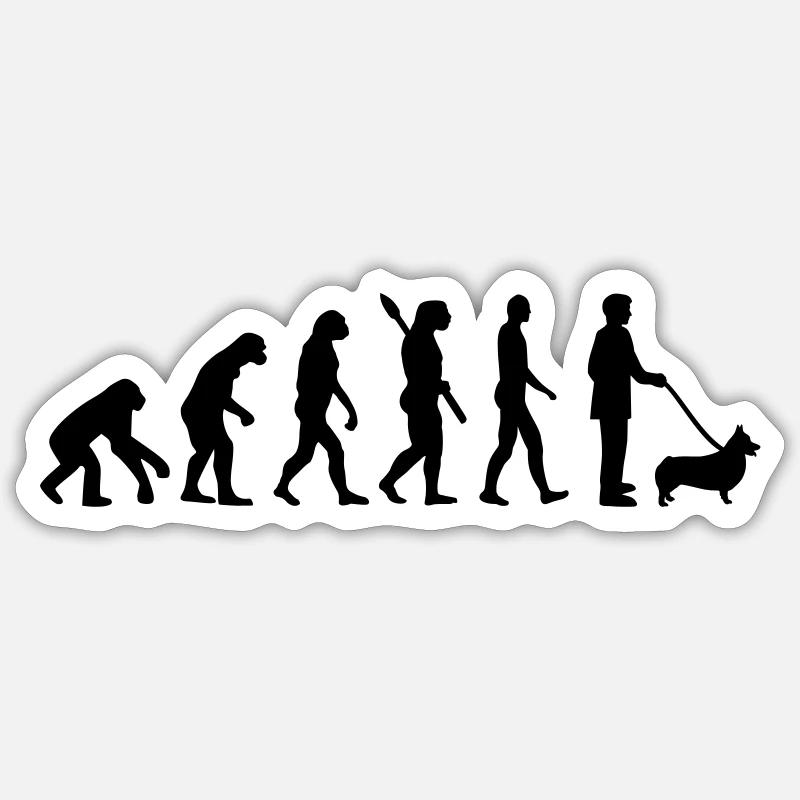 Welsh Corgi Pembroke Sticker Größe S (10 x 10 cm)