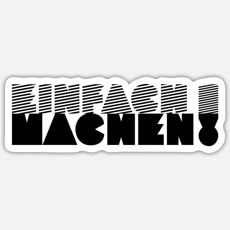Sticker Größe S (10 x 10 cm) - 