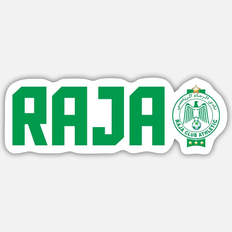 Raja - Sticker taille S (10 x 10 cm) - blanc mat