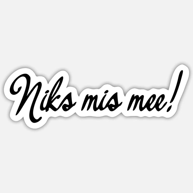 Nothing wrong with it! - Sticker size S (10 x 10 cm) - white matte
