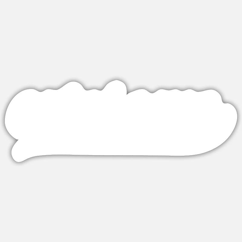 awesome - Sticker Größe S (10 x 10 cm) - Mattweiß