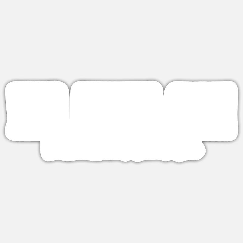 Lehrer Schule Deutsch Satzzeichen Lehrerin - Sticker Größe S (10 x 10 cm) - Mattweiß