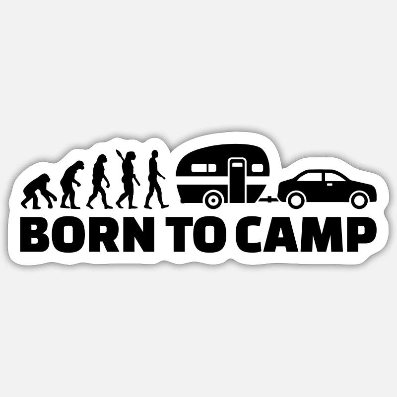 Caravan Sticker size S (10 x 10 cm)