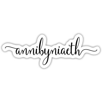 Annibyniaeth, Independence, Welsh, Wales - Sticker size S (10 x 10 cm) - white matte - Front