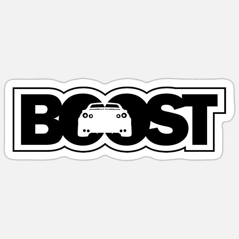 BOOST Car JDM - R35 - Sticker size S (10 x 10 cm) - white matte