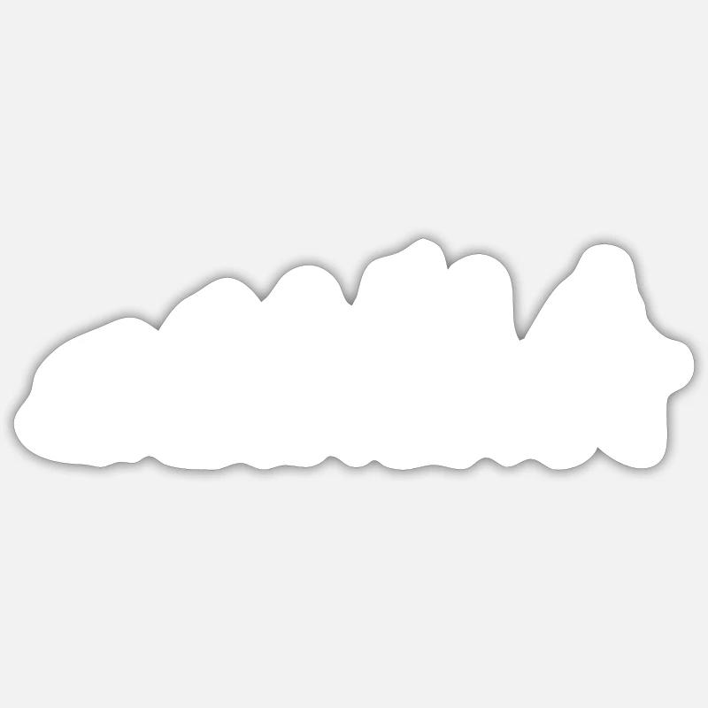 Drôle d’idée cadeau DJ-Evolution-Musicien - Sticker taille S (10 x 10 cm) - blanc mat