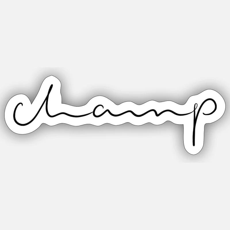 Champ - Sticker size S (10 x 10 cm) - white matte
