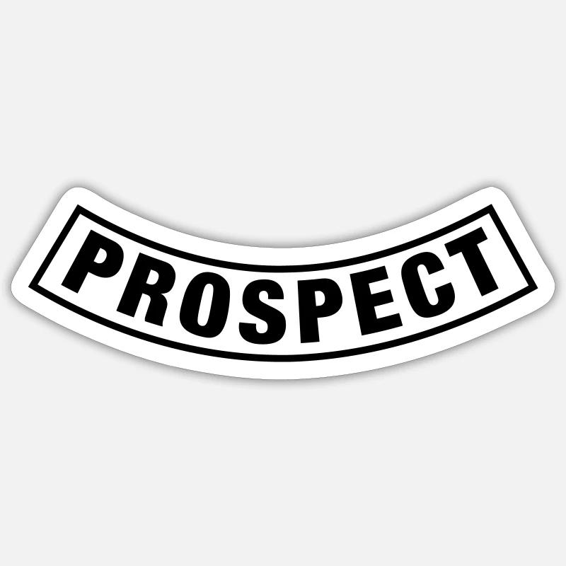 Prospect Batch - Sticker taille S (10 x 10 cm) - blanc mat
