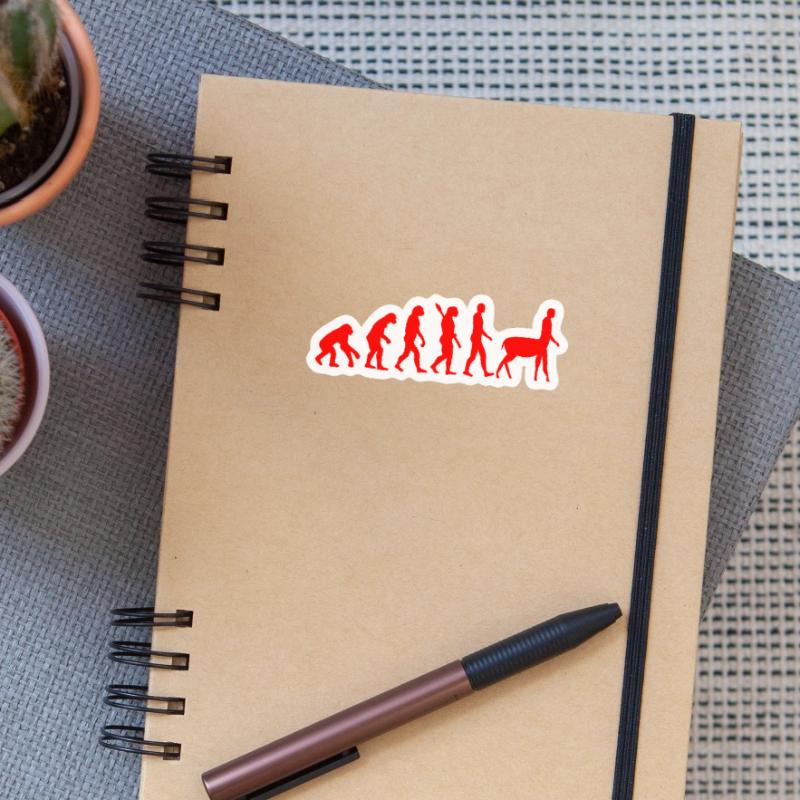 Evolution vers le centaure Sticker taille S (10 x 10 cm)