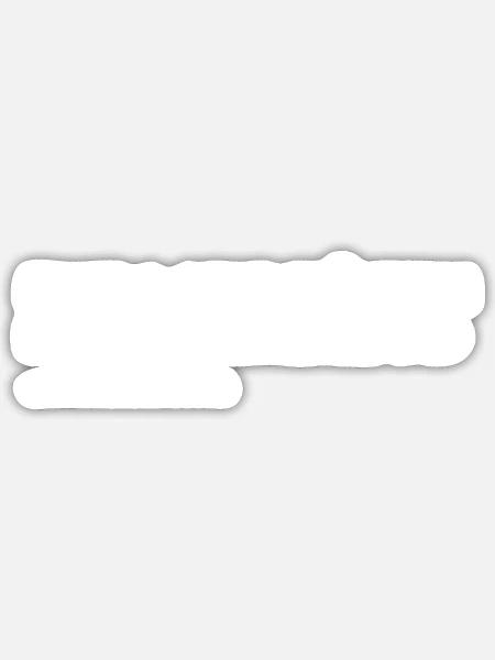 Stänkern - Sticker Größe S (10 x 10 cm) - Mattweiß