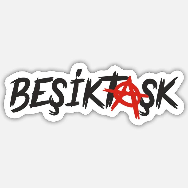 Beşiktaşk - Sticker size S (10 x 10 cm) - white matte